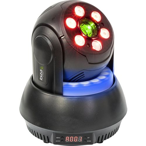 IBIZA LIGHT STAR-LASER-BL - Lyre à Laser avec Gobo LED Wash et anneau Lumineux