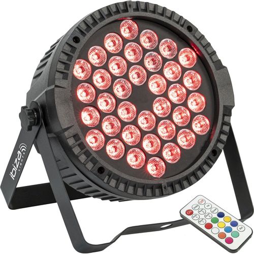 Ibiza Light THINPAR-36X1W-RGB - Projecteur Par Extra Plat 36 LED RGB 1W