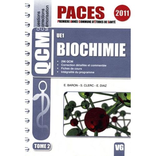 Biochimie Ue1 - Tome 2