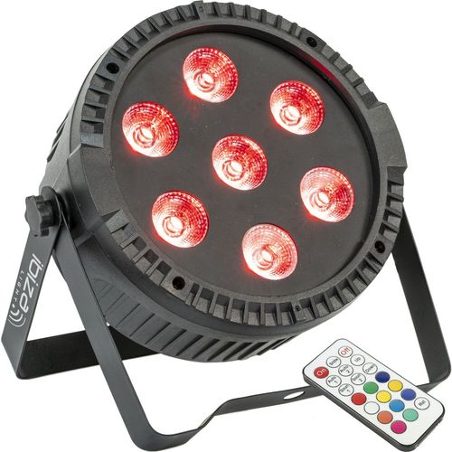 Ibiza Light THINPAR-7X6-RGBW - Projecteur Par Extra Plat 7 LED RGBW 6W