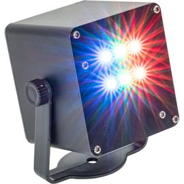 Ibiza Light TINYLED-RGB-STROBE - Effet A LED 6 X 1W RGB Miniature Sur Batterie