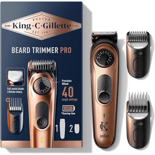 Tondeuse Homme A Barbe Electrique King C.Gillette Pro - 40 Reglages