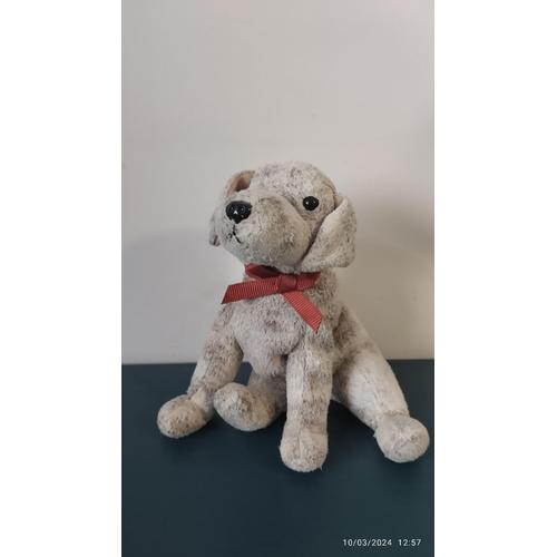 Vintage Doudou Peluche Chien Gris Tricks Ty 2000