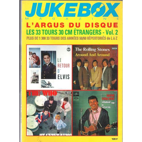 Jukebox Magazine L'argus Du Disque -Les 33tours 30 Cm Etrangers -Vol 2