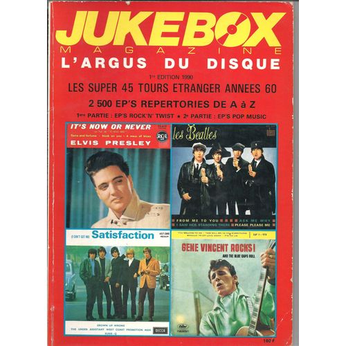 Jukebox Magazine L'argus Du Disque Les Super 45 Tours Etranger Années 60