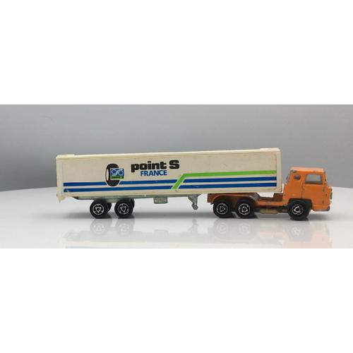 Camion Bernard Avec Remorque Point S Majorette, Échelle 1/100