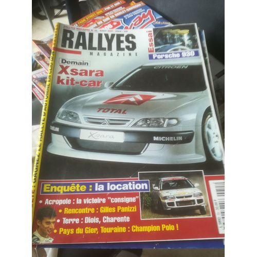 Rallyes Magazine 55 De 1997 Cevenole,Panizzi,Touraine,Porsche 911 Gr F