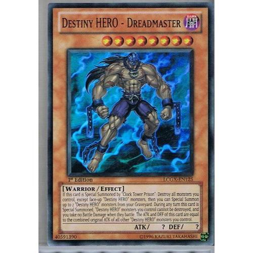 Destiny Hero Dreadmaster (Maître De L'effroi  De La Destinée ) - Yu-Gi-Oh! - Lcgx-En125 - Sr