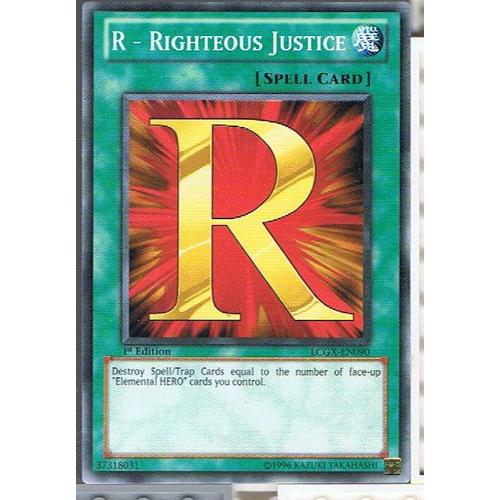 R - Righteous Justice (R Justice Vertueuse) - Yu-Gi-Oh! - Lcgx-En090 - C