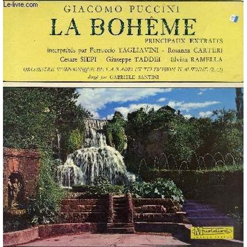 Disque Vinyle 33t La Boheme