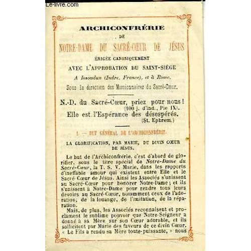 Archiconfrerie De Notre-Dame Du Sacre-Coeur De Jesus