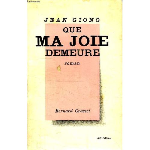 Que Ma Joie Demeure.