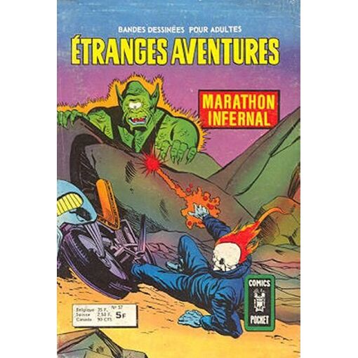Étranges Aventures (1re Série - Arédit) N°57. Marathon Infernal
