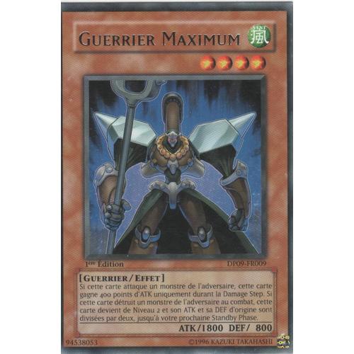 Carte Yu-Gi-Oh! "Guerrier Maximum" Rare Dp09-Fr009