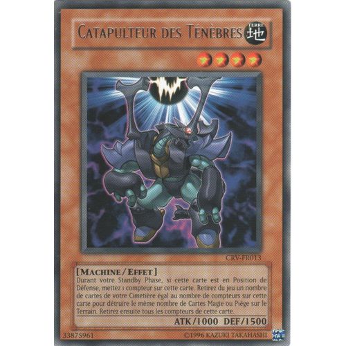 Carte Yu-Gi-Oh! "Catapulteur Des Ténèbres" Rare Crv-Fr013
