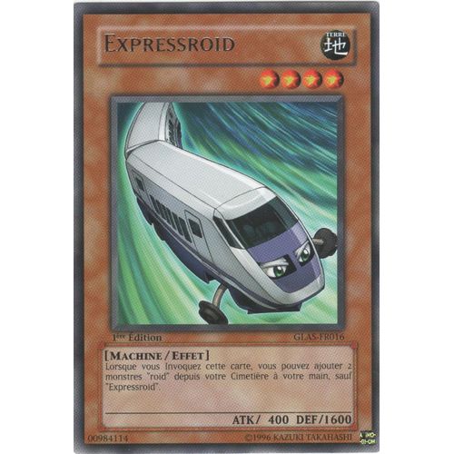 Carte Yu-Gi-Oh! "Expressroid" Rare Glas-Fr016