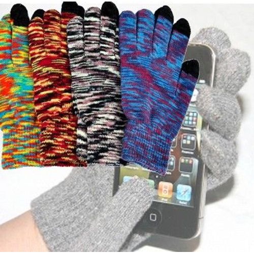 Gants (Paire) Pour Écran Tactile - Acrylique - Taille Unique (M/L) - Couleur Au Choix -  Fashion Touch -