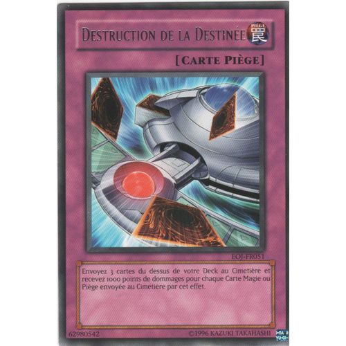 Carte Yu-Gi-Oh! "Destruction De La Destinée" Rare Eoj-Fr051