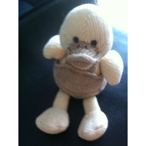 Doudou Canard Tiamo En Salopette