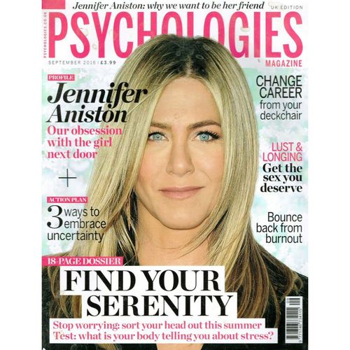 Psychologies Magazine Uk Edition (Jennifer Aniston), 2016