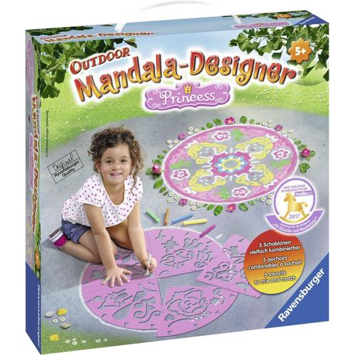 Ravensburger Mandala De Trottoir + Craies Jeu D'extérieur Princess