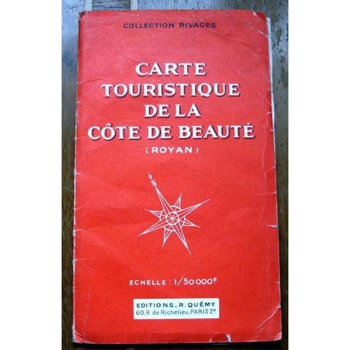 Carte Touristique De La Côte De Beauté, Royan