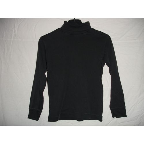 Sous-Pull Noir Col Roulé 3/4 Ans