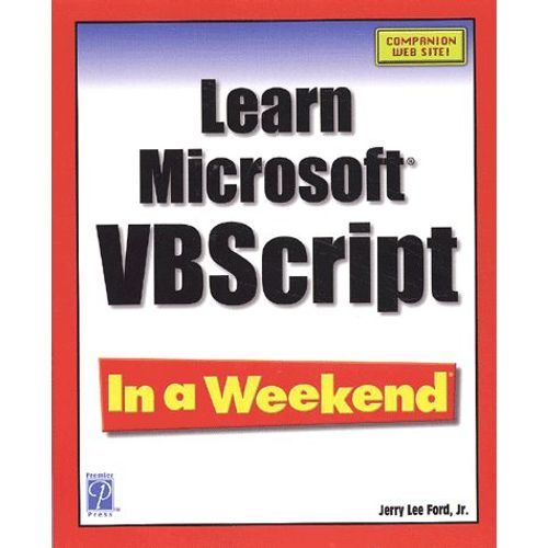 Learn Microsoft Vbscript