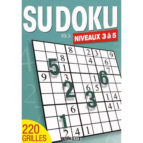 Sudoku - Volume 5, Niveaux 3 À 5