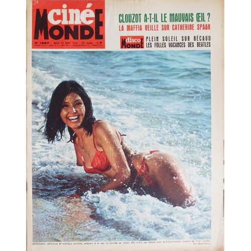 Jean Marais Jean-Claude Brialy Clouzot Gilbert Becaud Beatles Colette Magny Maurice Fanon