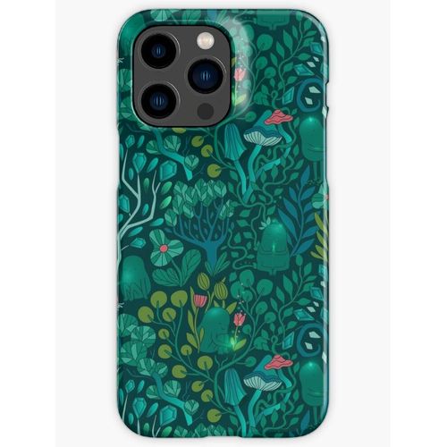 Coque Iphone Samsung Arbre Des Gardiens De La Forêt Émeraude, Champignon Végétal Compatibilité Pour Étui 18 17 16 15 14 13 12 Plus Pro Max Galaxy S25 S24 S23 S22 Ultra Note 20