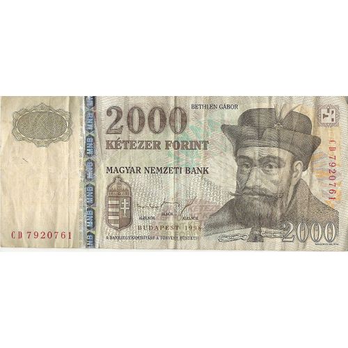 Hongrie 2000 Forint 1998 Billet