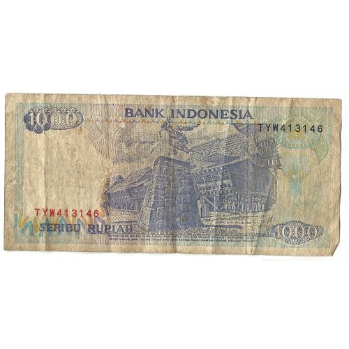 1000 Rupiah Indonesie 1992 Billet