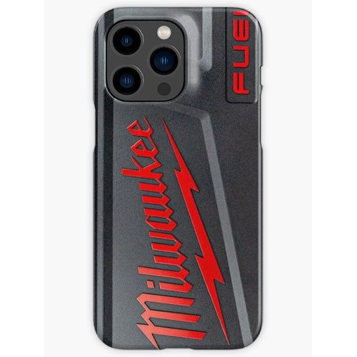 Coque Iphone Samsung Motif Noir Milwaukee Compatibilité Pour Étui 18 17 16 15 14 13 12 Plus Pro Max Galaxy S25 S24 S23 S22 Ultra Note 20