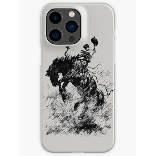 Coque Iphone Samsung Être Dans Le Cow-Boy De Selle Sur Le Rodéo Vintage De Cheval Compatibilité Pour Étui 18 17 16 15 14 13 12 Plus Pro Max Galaxy S25 S24 S23 S22 Ultra Note 20