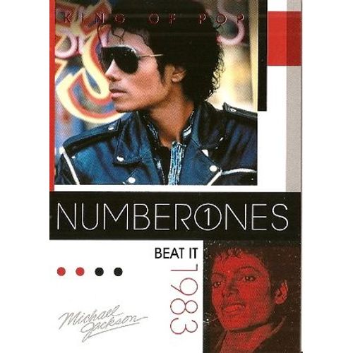 Michael Jackson Panini 2011 / Carte Red #182 / Série Number Ones ( Import U.S)
