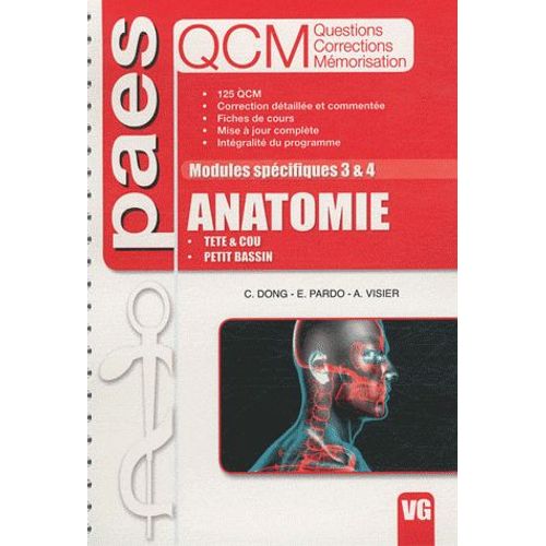 Anatomie Modules Spécifiques 3 & 4 - Tête & Cou, Petit Bassin