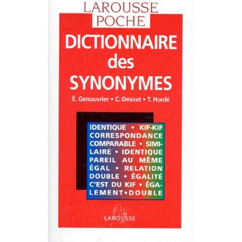 Dictionnaire Des Synonymes