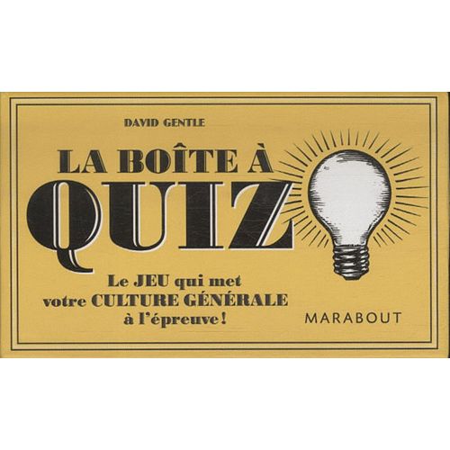 La Boîte À Quizz - Le Jeu Qui Met Votre Culture Générale À L'épreuve !