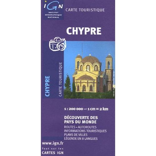 Carte Touristique Ign Chypre