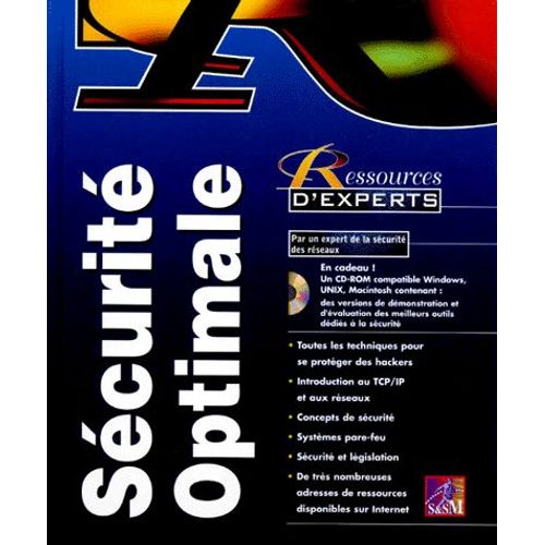 Securite Optimale - Ressources D'experts, Avec Cd-Rom