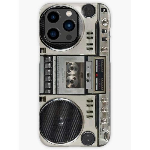 Coque Iphone Samsung Vintage Des Années 80 Boombox Ghettoblaster Compatibilité Pour Étui 18 17 16 15 14 13 12 Plus Pro Max Galaxy S25 S24 S23 S22 Ultra Note 20