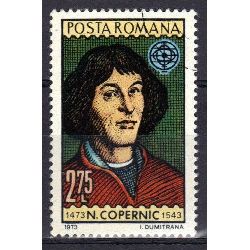 Roumanie 1973 : 500è Anniversaire De La Naissance De Nicolas Copernic - Timbre Oblitéré