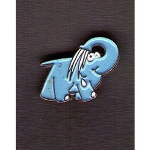 Pin's Elephant Bleu