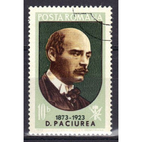 Roumanie 1973 : D. Paciurea, Sculpteur (1873-1923) - Timbre Oblitéré