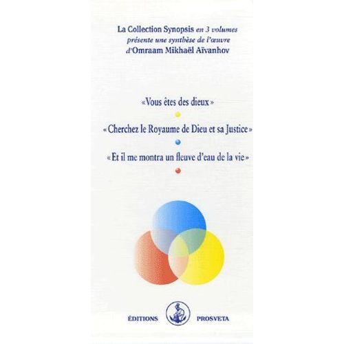 Coffret Synopsis En 3 Volumes : "Vous Êtes Des Dieux" ; "Cherchez Le Royaume De Dieu Et Sa Justice" ; "Et Il Me Montra Un Fleuve D'eau De La Vie
