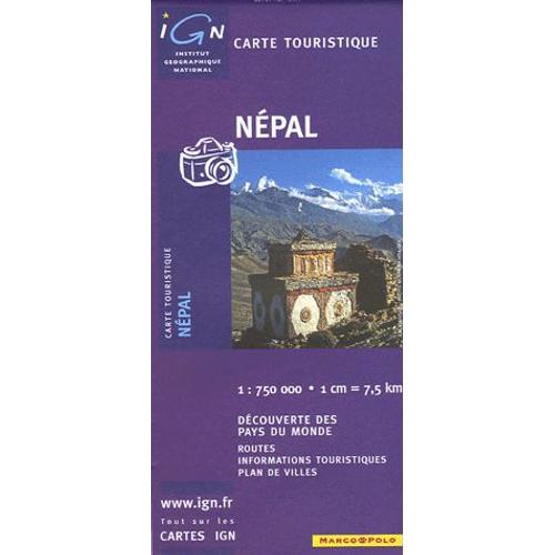 Népal - 1/750 000