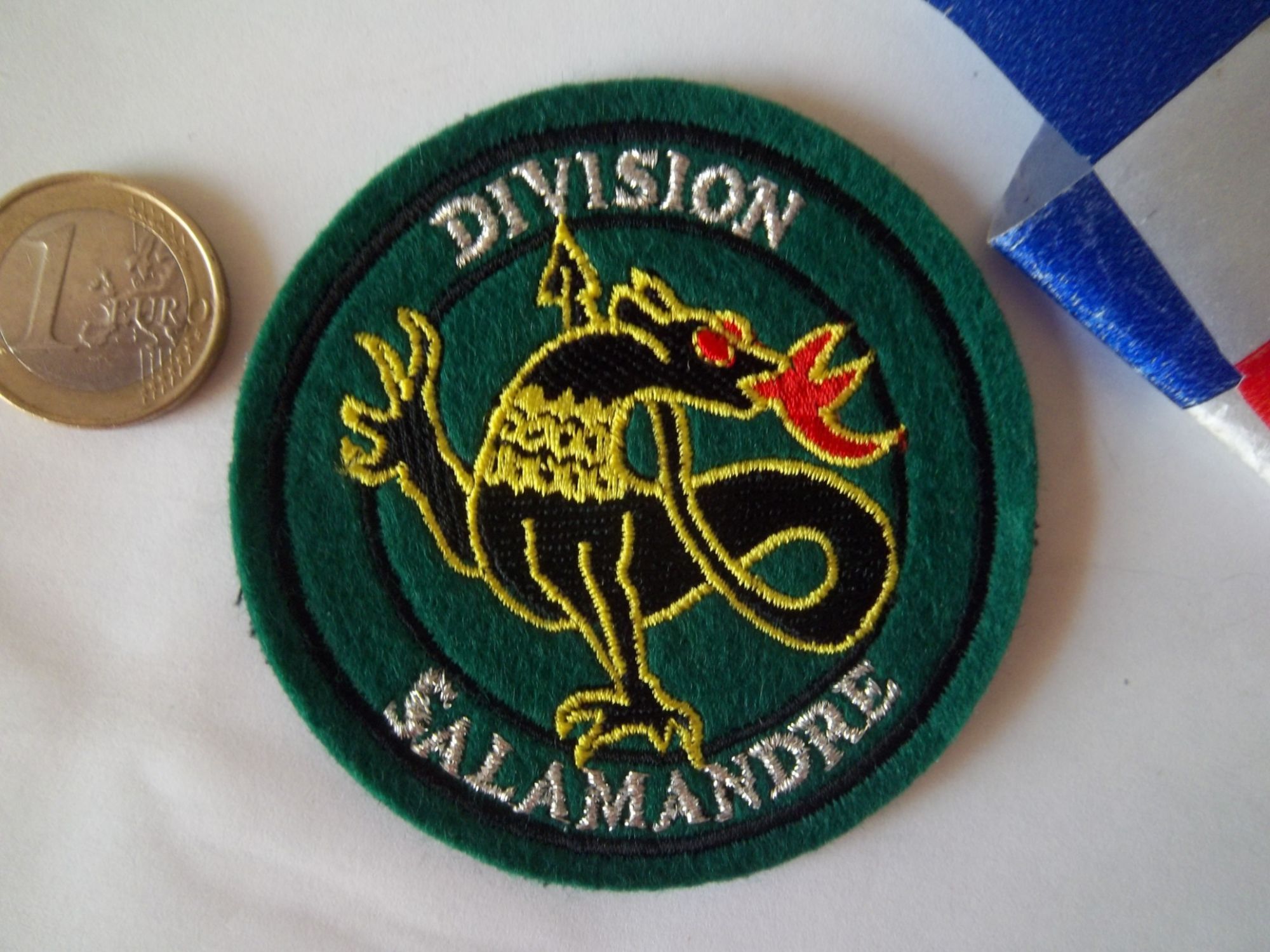 Insigne Écusson Tissu Division Salamandre Armée Française Guerre Du Golfe