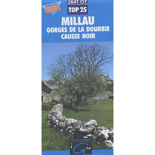 Millau - Gorges De La Dourbie - Causse Noir - 1/25000