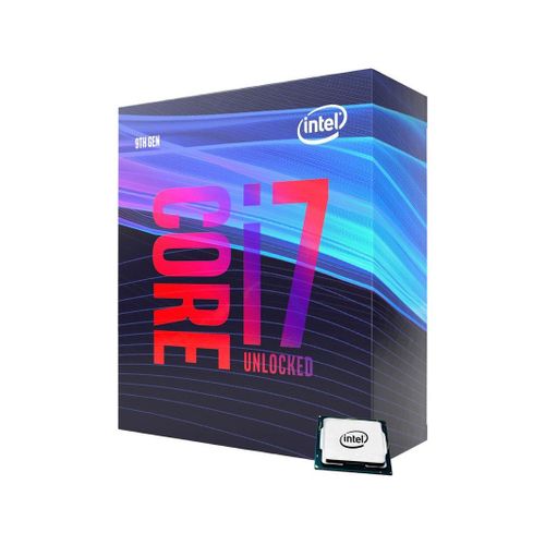 Processeur d'ordinateur de bureau Intel Core i7 9e generation 9700K Coffee Lake 8 coeurs 3,6 GHz (4,9 GHz Turbo) LGA 1151 95 W UHD Graphics 630